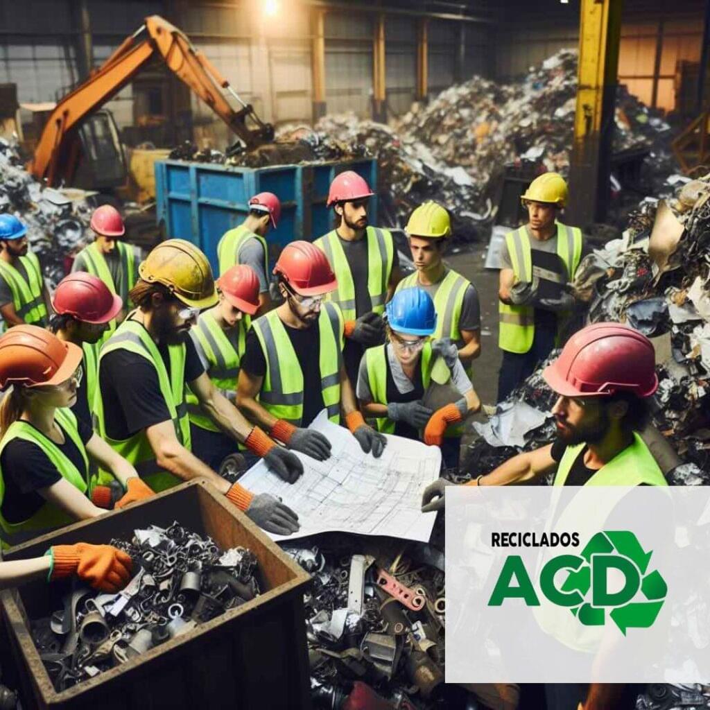 Desmantelado de chatarrería en Puebla del Río