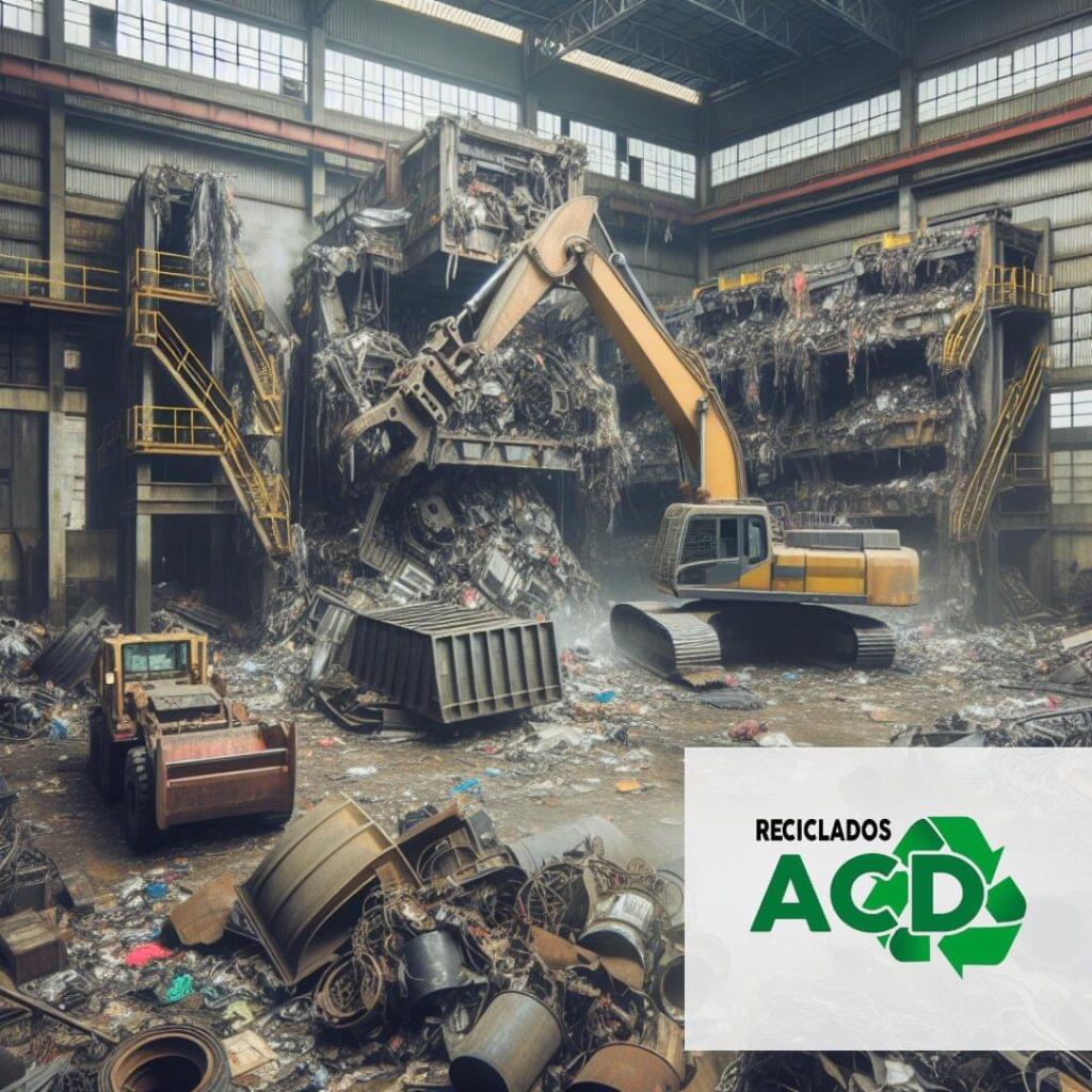 Desmantelado de chatarrería en Gelves