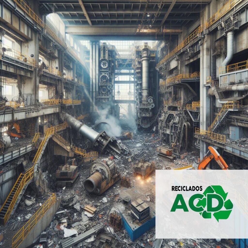 Desmantelado de chatarrería en Sevilla